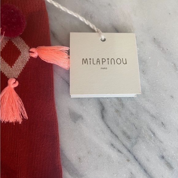 NWT Milapinou France Kids Tassel Socks - Picture 3 of 6